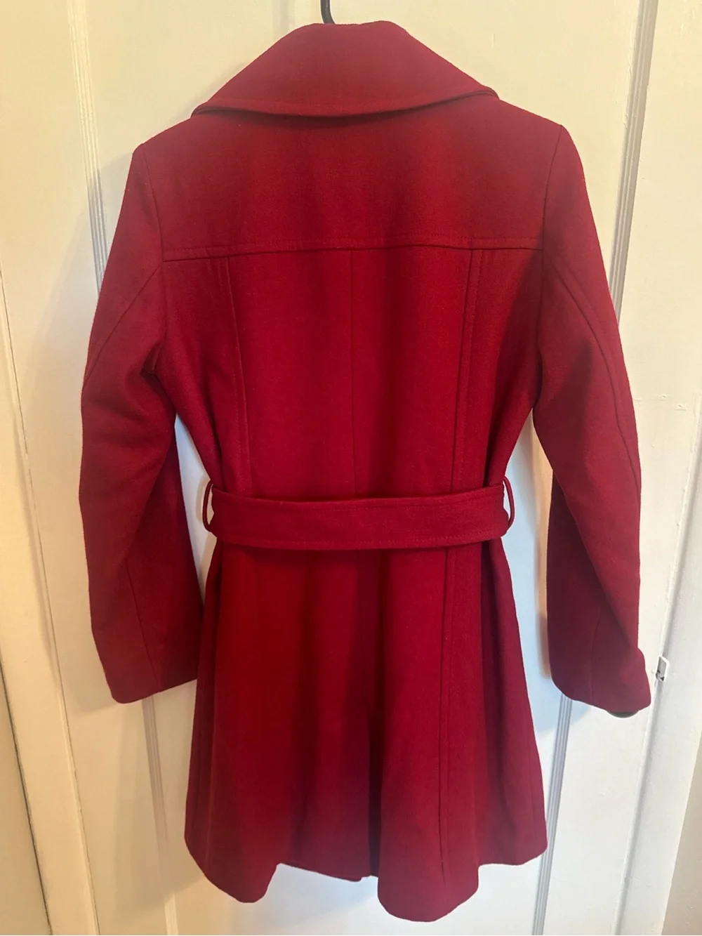 Michael Kors Red Wool Coat
